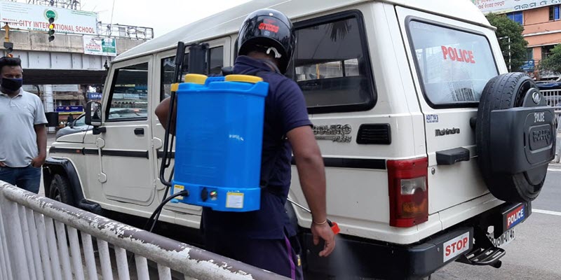 On Road PCR Van Sanitization